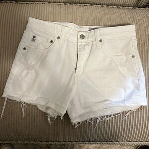 AG Jeans size 28 The Bryn white jean shorts